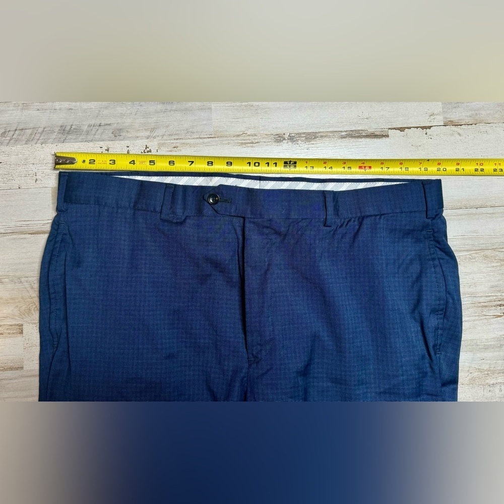 Brooks Brothers Pants Men's 40x29 Blue Regent Fit BrooksFlex Reda Flexo Wool - Picture 5 of 11